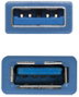 Nanocable Cable de Extensión USB 3.0, 2m, Azul